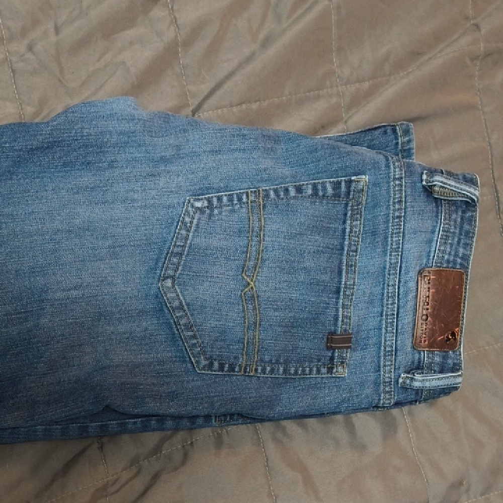 Buffalo David Bitton Men's Blue Straight Jeans